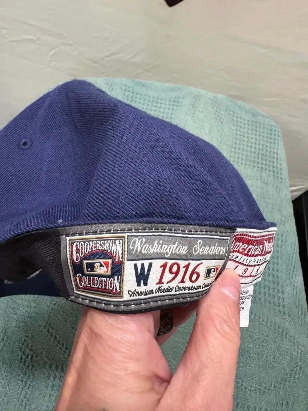 American Needle Cooperstown Collection Washington Senators 1916 Baseball Cap